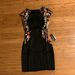 Brand new floral black dress
